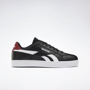 Adidasy Damskie Reebok Royal Complete 3.0 Low Czarne/Białe/Czerwone PL 94FYDMK